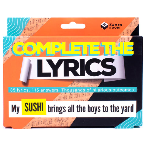 Complete The Lyrics Game