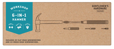 Hammer Multi-Tool 6 in 1 KRAFT PACKAGING