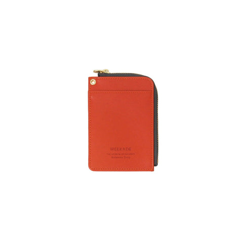 Zipper slit wallet (Orange)