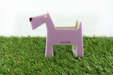 Dog-Gami Name Card Holder (Purple)