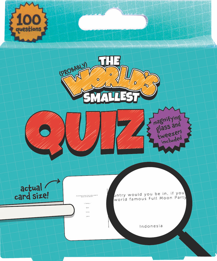 Worlds Smallest Quiz game