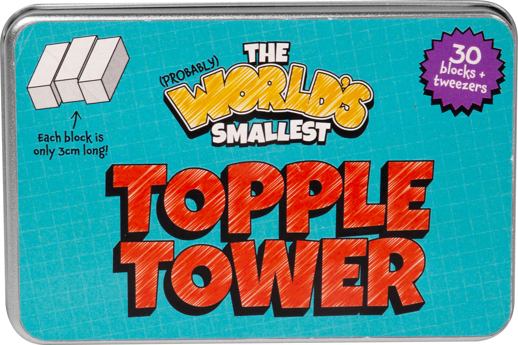 World’s Smallest Topple Tower game
