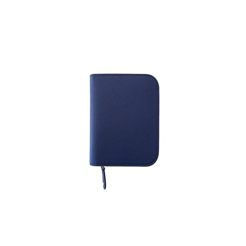 Inzipper Wallet (Half) Retro Blue