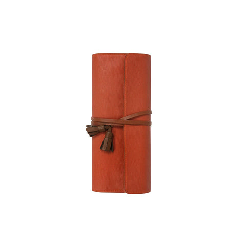 Tassel Rolling Pencase Rust Orange