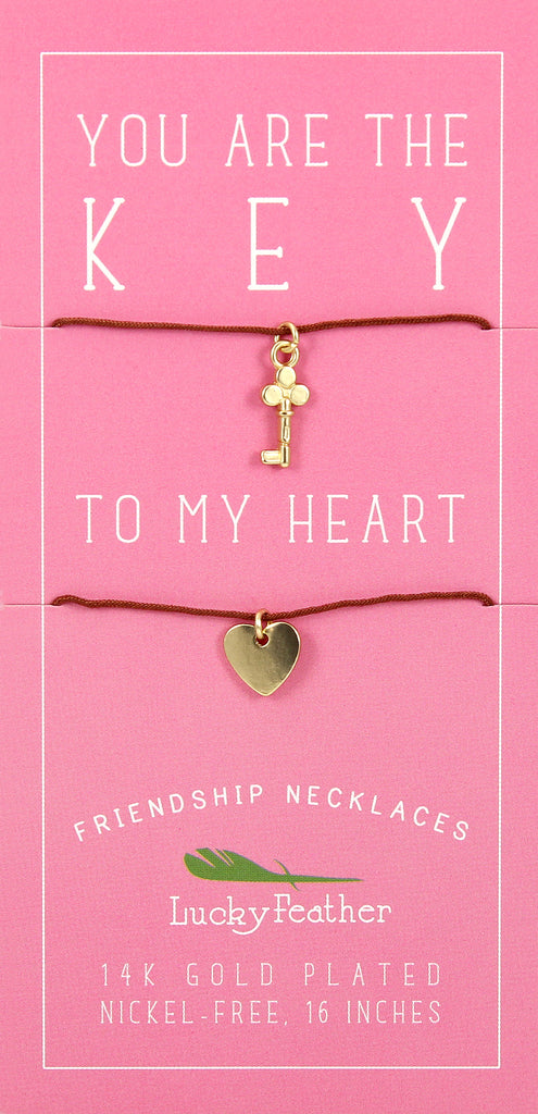 Friendship necklace - You Are The Key To My Heart