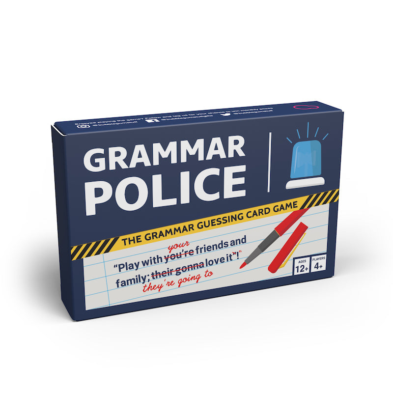 Bubblegum Game - Grammar Police card game