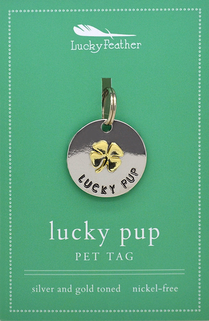 Lucky Feather Lucky Pup Pet Tag