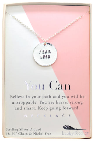 Strong and Sassy - You Can Necklace