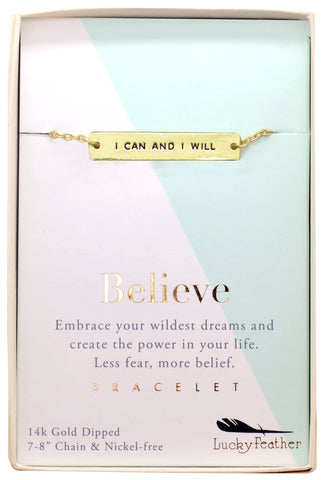 Strong and Sassy - Believe Bracelet