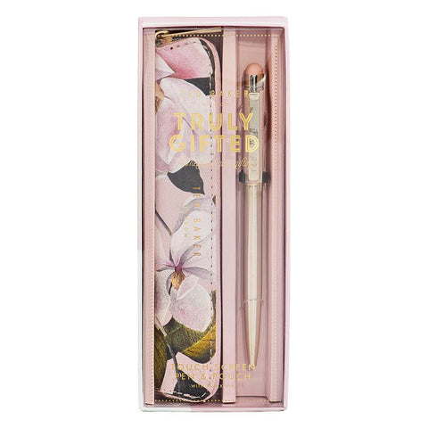 Ted Baker Pink Touch Screen Pen & Pouch Set