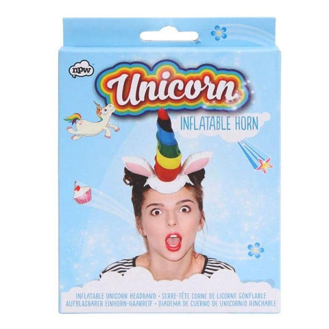 Unicorn inflatable horn headband